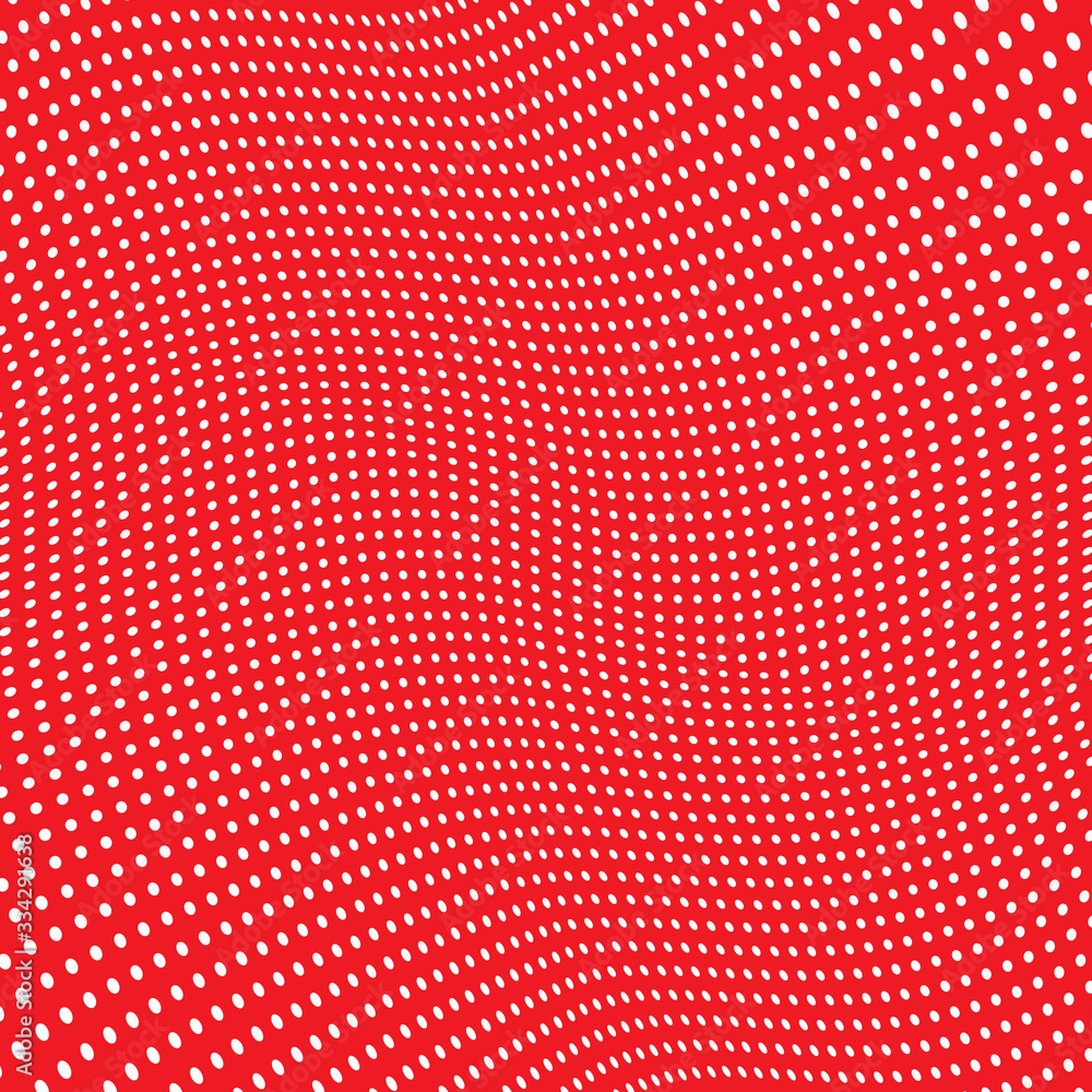 Poster abstract background with dots and circles.