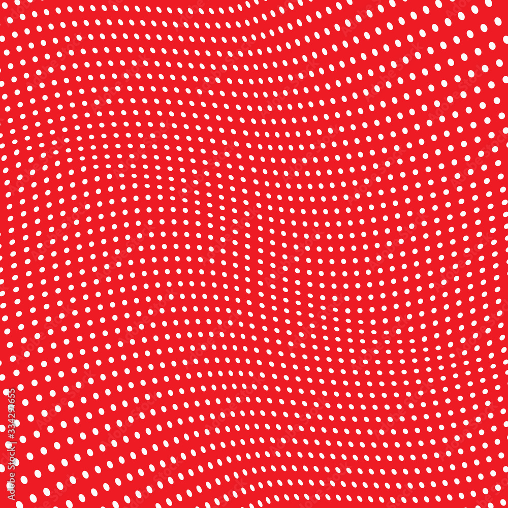 Poster abstract background with dots and circles.