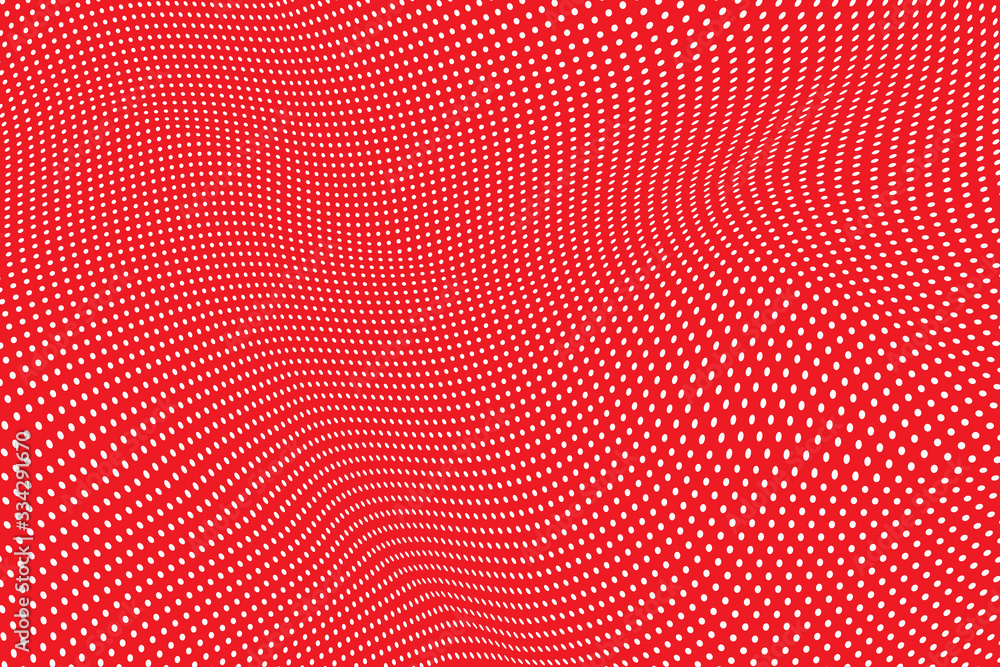 Poster abstract background with dots and circles.