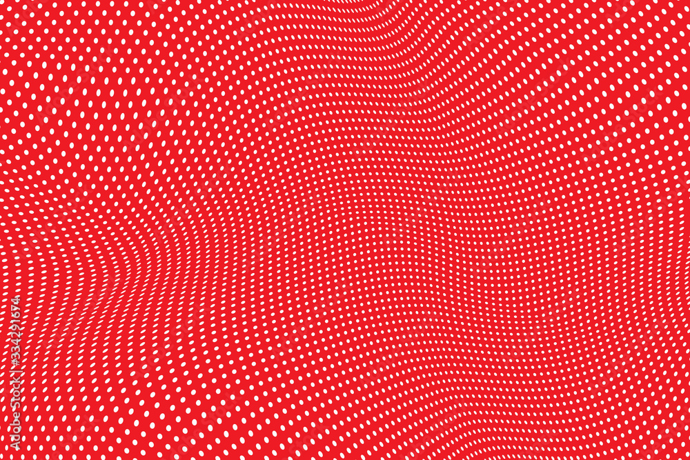Poster abstract background with dots and circles.