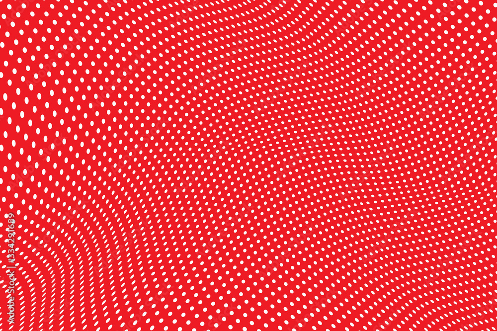 Poster abstract background with dots and circles.