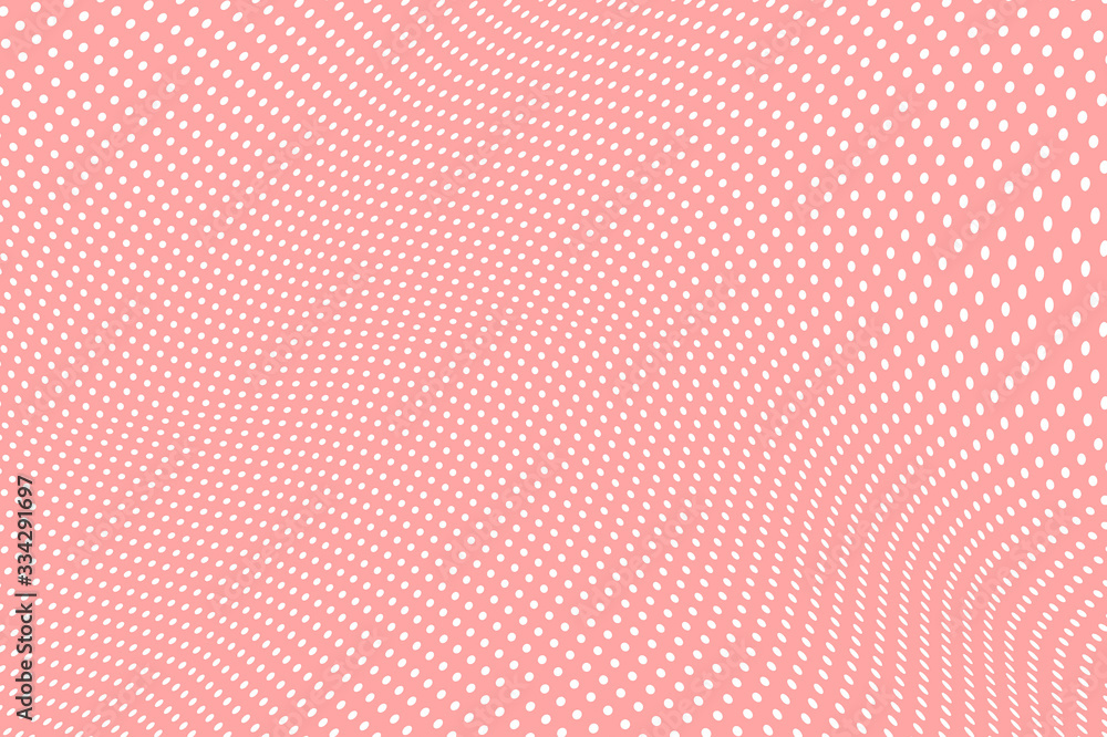 Poster abstract background with dots and circles.