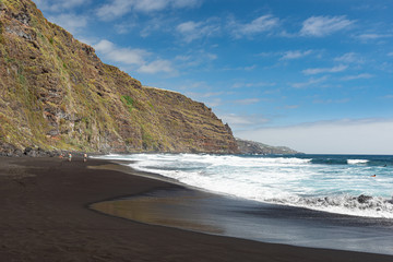 Fototapeta na wymiar Nogales beach, (La Palma, Canary Islands, Spain)