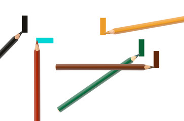 Pencils Color Concept