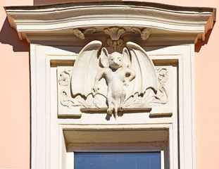 The apartment house of Anna Shugaeva was built in 1913-1914 in the neo-Gothic style with bas-relief...