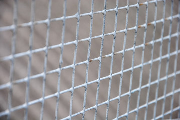 metal net on a background