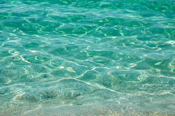 beautiful sea clear water texture background