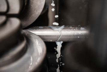 Metal rolling mill. Liquid cooling system