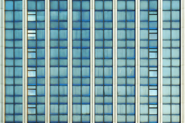 Windows on facade of modern building.