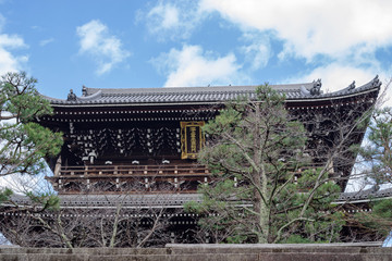 Naklejka premium 京都・くろ谷 金戒光明寺山門