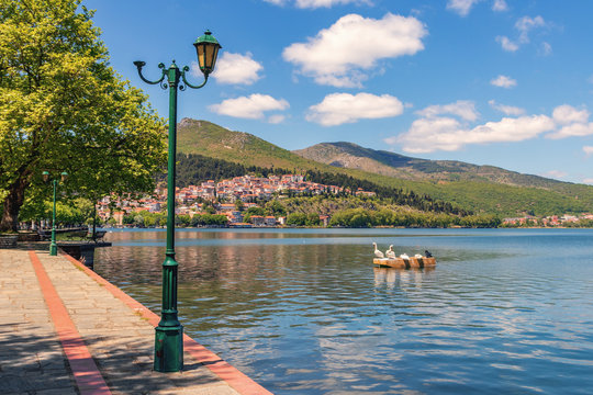 Lake Orestiada Or Lake Of Kastoria Is A Lake In The Kastoria Regional Unit Of Macedonia, Northwestern Greece.