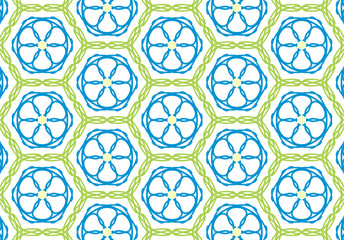 Background texture flowers pattern seamless abstraction geometry illustration