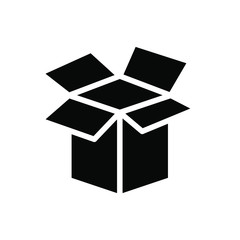 Shipping Icon , Template Logo Design Emblem Isolated Illustration , Delivery Car Box Free Transport , Outline Solid Background White
