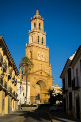 Fototapeta na wymiar Church of Santa María, Utrera, Seville, Spain