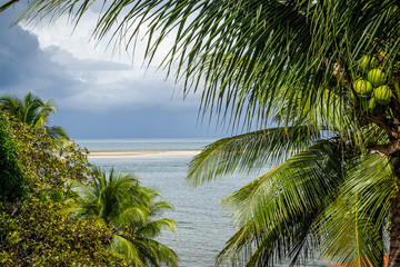 Fototapety  Beaches of Brazil - Ponta de Pedra Beach, Pernambuco state - Brazil