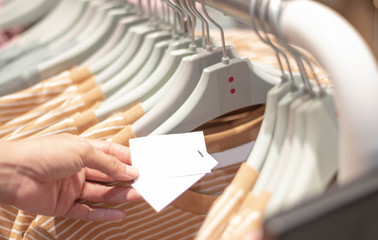 Check price, discount and promotion of clothing product.