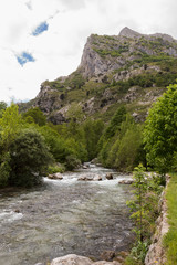 river in the mountains