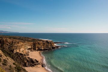 coast of sea in portugal