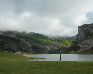 lake in the mountains