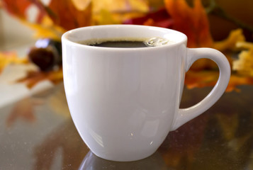 Cup of freshly roasted Arabica Coffee
