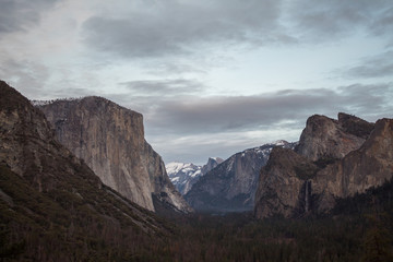 view of mountains at Yosemite