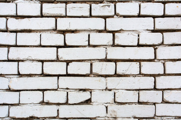 brick wall white brick old masonry
