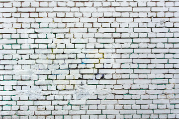 Fototapeta na wymiar brick wall white brick old masonry