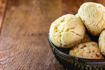 many cheese breads, Brazilian snack made with Minas cheese.