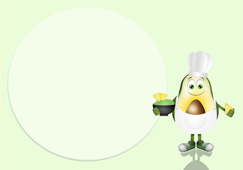 avocado fruit cook with guacamole sauce