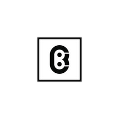 letter B logo icon template