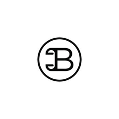 letter B logo icon template