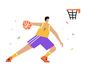 Basketball vector illustration