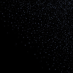 Rainbow, iridescent rectangle, shiny confetti.