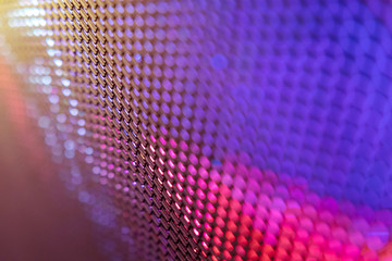 CloseUp LED blurred screen. LED soft focus background. abstract background ideal for design.
