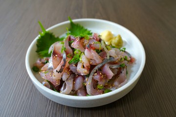 鯵のたたき
