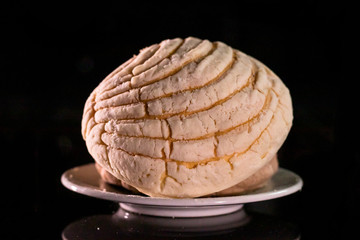 pan tradicional concha de vainilla