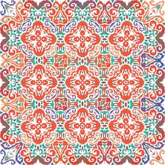 Antique ornate tiles talavera mexico.