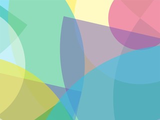  Beautiful of Colorful Circle and Curved, Abstract Modern Shape. Image for Background or Wallpaper