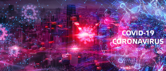 corona virus - Coronavirus 2019-nCoV. Corona virus outbreaking. Epidemic virus Respiratory Syndrome.