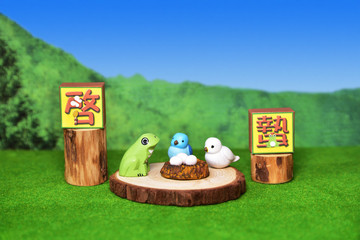 森にも春の気配