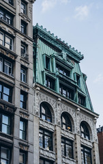Buildings in New York City. Soho building, Manhattan, ne work city. Architecture buildings in New York City. 
