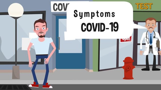 Les Sympt&ocirc;mes du COVID-19 