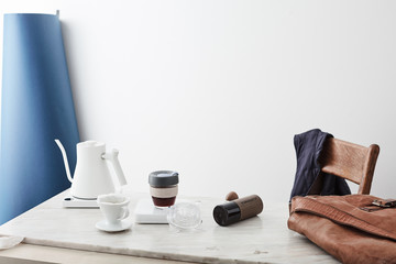 pour over coffee brewing