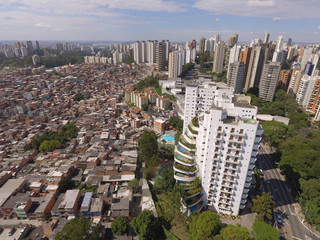 Favela do Paraisópolis, bairro do Morumbi, São Paulo, Brasil
