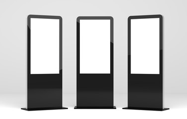 Digital signage led display mockup.