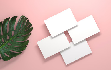 Business card mockup.