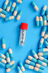 Concept image of Covid-19 coronavirus vaccine 