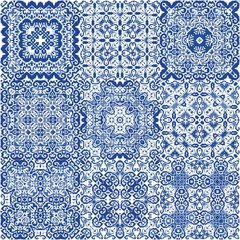 Ceramic tiles azulejo portugal.