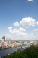 Fototapeta premium Downtown Pittsburgh Buildings