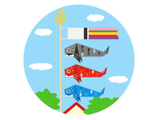 鯉のぼり13　こいのぼり